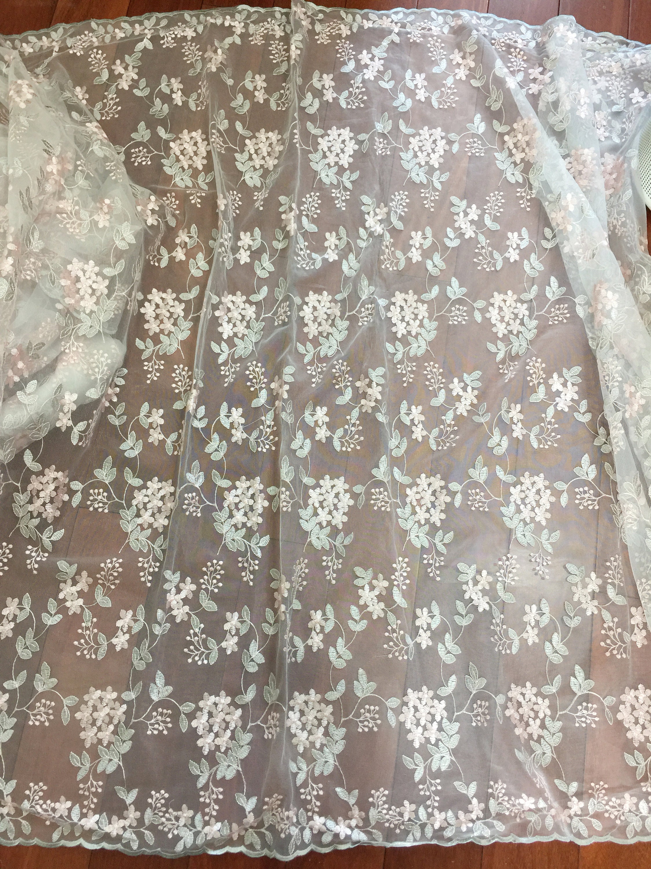 Elegant Floral Lace Fabric DIY Prom Dress Fabric Evening Gown Etsy