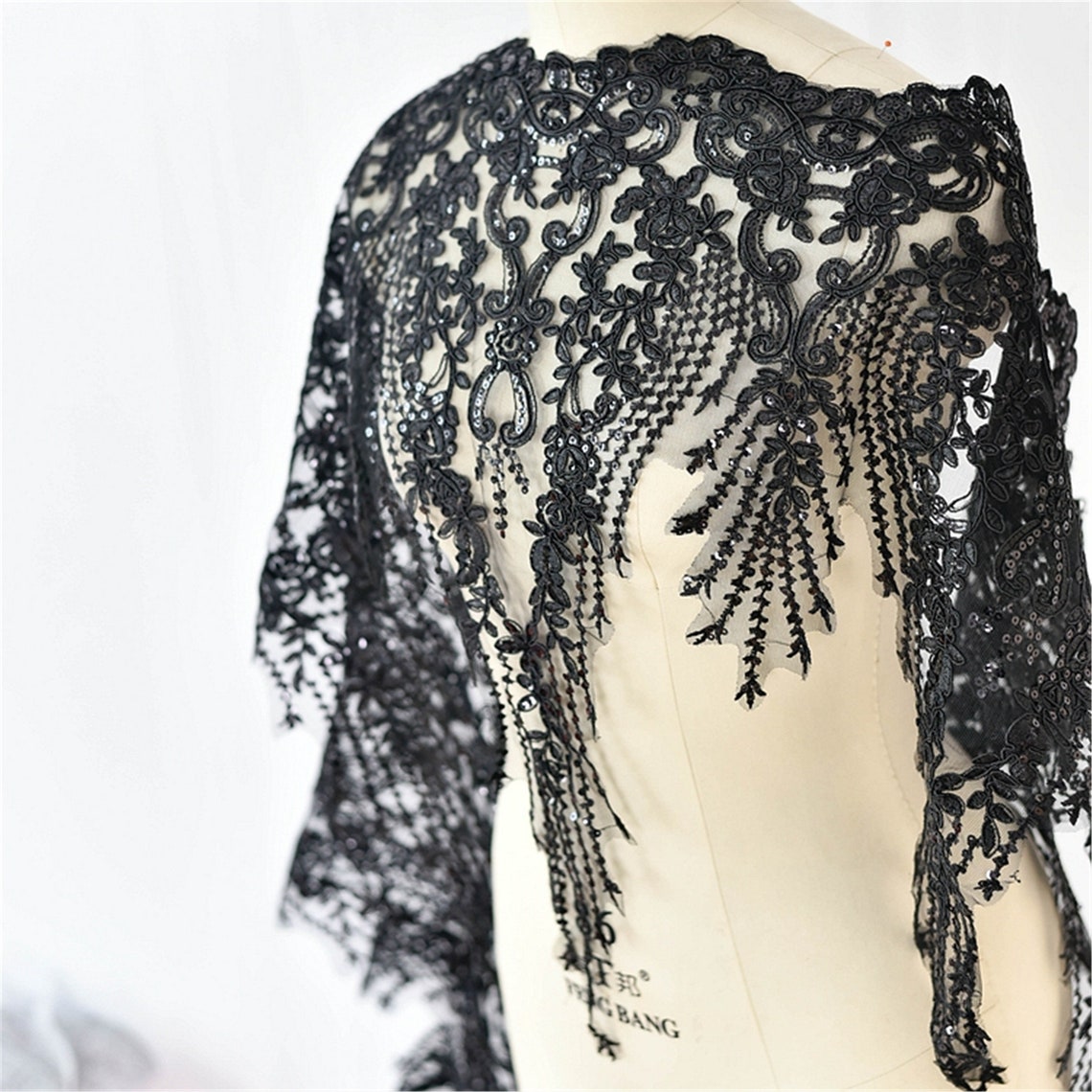 sequin lace trim