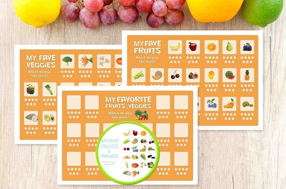 Fruit And Veg Chart