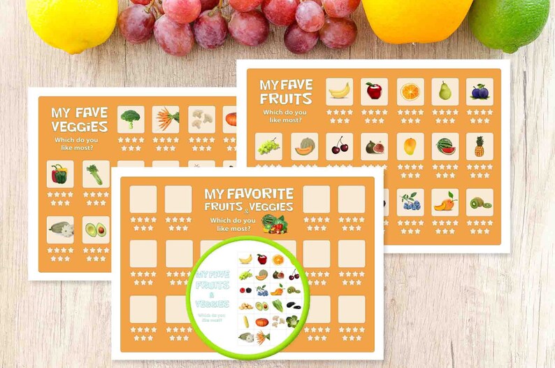 Kids Eating Chart