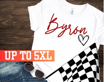 Byron Love Tee Shirt, Women's NASCAR Inspired, William Byron Fan Shirt, Racing Fan Gift, Graphic Tee