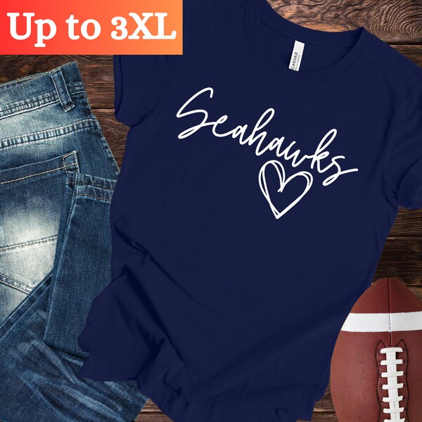 Seahawks love tee, Seahawks tshirt, Seahawks shirt, Seattle Seahawks inspired, Seattle shirt, Seattle tee, Seattle tshirt, Football, Mascot
