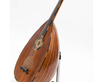 Professional Arabic Oud, AAA Cedar Top, Dubai-style Oud, Walnut Back - Khaleeji