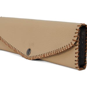 Porte-mezrabs Santur, étui en cuir fabriqué à la main, protecteur de médiator, design compact