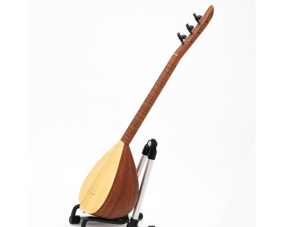 Professional Turkish Cura Saz Small Short baglama Mahogany Wood & Amazing sound With picks case and extra strings