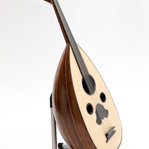 Arabic Oud Walnut PRO Professional with Ebony fingerboard & Kurschner Strings With Soft case String Instrument