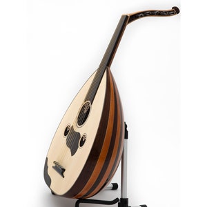 Professional Turkish Oud made of Wenge & Mahogany wood, Ebony Fingerboard with Soft case, Traditional String Musical Instrument