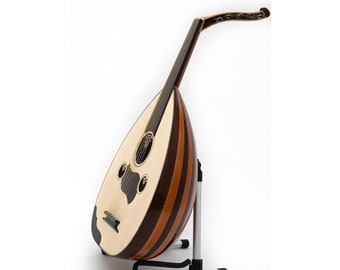Professional Turkish Oud, Wenge & Mahogany, Ebony fingerboard, with Soft Case