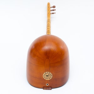 Turkish Baglama Short Neck Saz made of Solid Cherry Wood with built-in Pickup image 4