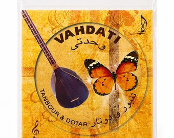 Vahdati Tanbur Dotar Strings, Steel Bronze Brass Set, Warm Authentic Resonance