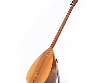 Long Neck Saz made by Oktay Yilmaz Saz Evi with AAA Cedar top  Rosewood pegs Free extra strings with 10x free picks  case