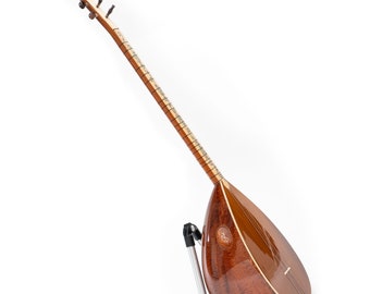 Long Neck Saz Rare Pamela Wood & Mother of Pearl Design, Professional Instrument Turkish String Musical Instrument