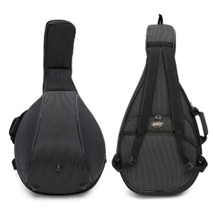 Handmade Oud Padded Case Gigbag by OXY Black Color, for Arabic & Turkish Oud Comfortable Straps Massive Padding for Extra Safety