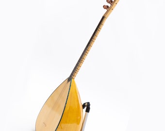 Handmade Short Neck Turkish Baglama Saz, Mulberry Wood