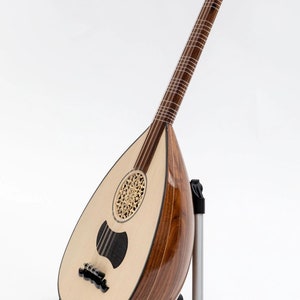 Professional Turkish Lavta Walnut Wood & Ebony fingerboard, Hand made Lute Lauta