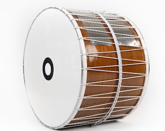 Professional Walnut Davul Drum 20" Synthetic Skin Dahol, Soft Case Sticks Strap Professional sound focus Turkish Dahol walnut case sticks