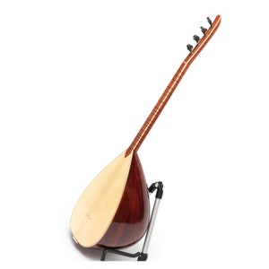 Turco professionale a collo corto Saz Baglama in legno di ginepro Ardıç Turco con custodia