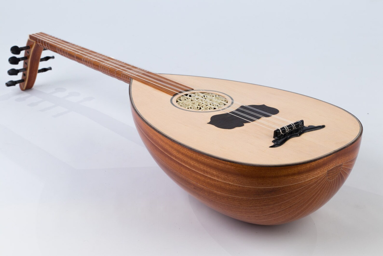 Professional Concert Turkish Lavta Lute Mahogany Etsy