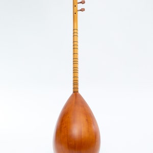 Turkish Baglama Short Neck Saz made of Solid Cherry Wood with built-in Pickup image 3