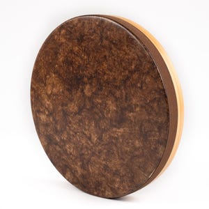 Professional Bendir Frame Drum 18.5&quot; Synthetic Special Brown Skin with case 42cm * 7cm