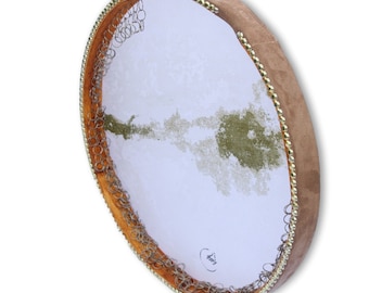Professional Habibi Daf Erbane Bendir Model #3 with Nickel Rings & soft case Elite Model Persian Daf