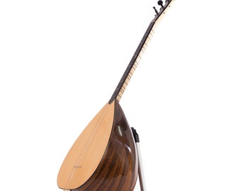 Turkish Short Neck Baglama Saz Walnut