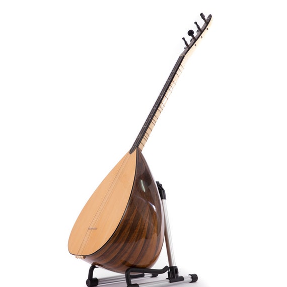 Turkish Short Neck Baglama Saz Walnut 