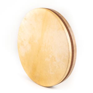 Professional Bendir Frame Drum 18.5&quot; African Goat Skin Fully Tunable with case Deep bass sound 52cm * 7cm