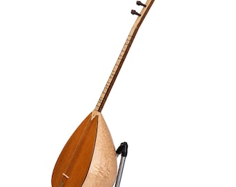 Oktay Yilmaz Short Neck Saz Baglama, Flame Maple Bowl, AAA Cedar Top, Rosewood Pegs