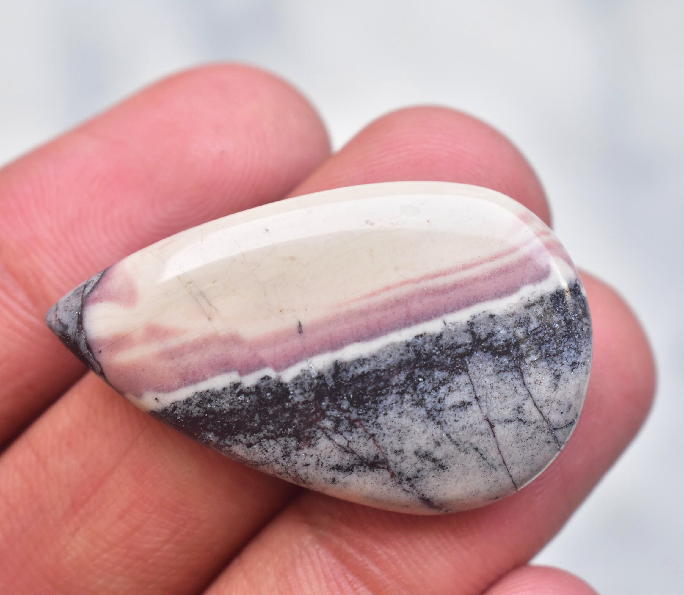 Porcelain Jasper Cabochon / Porcelain Jasper Gemstone / Etsy