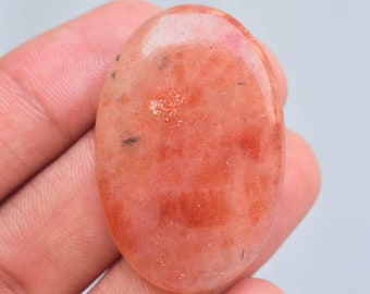 Iolite SunStone Cabochon / Iolite SunStone Gemstone / Oval Shape / 55.00 Ct. / 39X26X7 mm. / Loose Gemstone / H-449