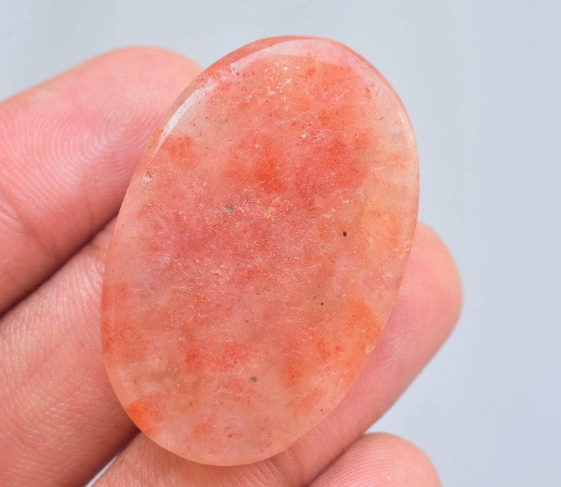 Iolite SunStone Cabochon / Iolite SunStone Gemstone / Oval Shape / 57.70 Ct. / 39X25X7 mm. / Loose Gemstone / H-441 image 4