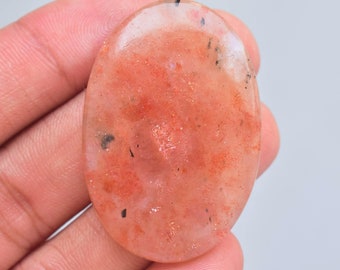 Iolite SunStone Cabochon / Iolite SunStone Gemstone / Oval Shape / 72.45 Ct. / 43X30X7 mm. / Loose Gemstone / H-442