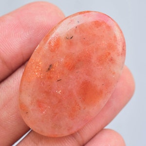 Iolite SunStone Cabochon / Iolite SunStone Gemstone / Oval Shape / 57.70 Ct. / 39X25X7 mm. / Loose Gemstone / H-441 image 3