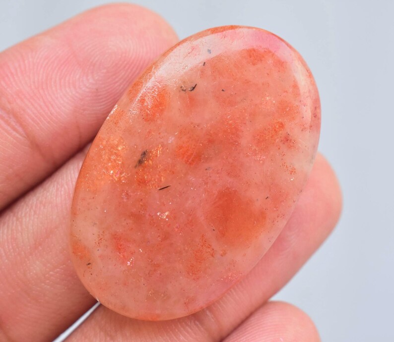 Iolite SunStone Cabochon / Iolite SunStone Gemstone / Oval Shape / 57.70 Ct. / 39X25X7 mm. / Loose Gemstone / H-441 image 3