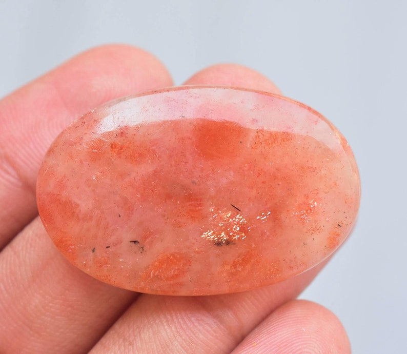 Iolite SunStone Cabochon / Iolite SunStone Gemstone / Oval Shape / 57.70 Ct. / 39X25X7 mm. / Loose Gemstone / H-441 image 2