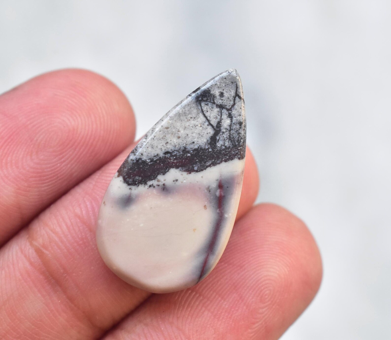 Porcelain Jasper Cabochon / Porcelain Jasper Gemstone / Etsy