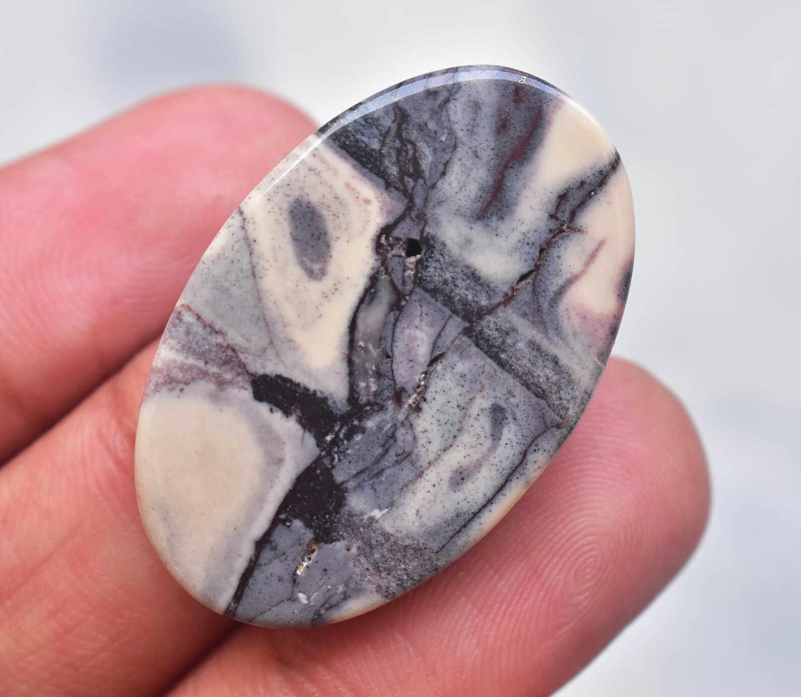 Porcelain Jasper Cabochon / Porcelain Jasper Gemstone / Etsy