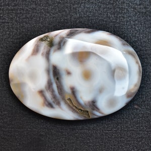 Ocean Jasper Cabochon / Top Quality Ocean Jasper Gemstone / For Jewelry / Oval Shape 52.00 Ct. / 40X27X6 mm. Loose Gemstone SK-788 image 2