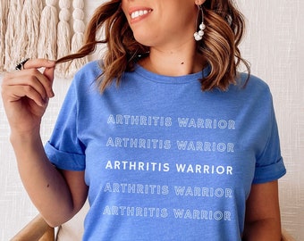 Cute Arthritis Warrior Unisex T-Shirt | Arthritis Awareness Gift, Arthritis Tee, Joint Pain, Chronic Pain, Arthritis Apparel