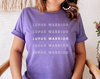 Cute Lupus Warrior Unisex T-Shirt | Lupus Awareness T-Shirt, Lupus Gift, SLE, Systemic Lupus Erythematosus Warrior Tee