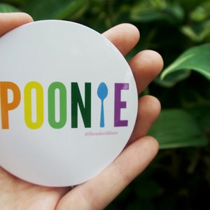 RETIRING ITEM | Rainbow Spoonie 3” Vinyl Sticker | Chronic Illness, Autoimmune Disease, EDS, Pots, Spoon Theory