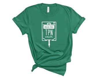 TPN Warrior Unisex T-Shirt | Total Parenteral Nutrition, Gastroparesis, MALS, Intestinal Dismotility, Intestinal Failure, MCAS Tee