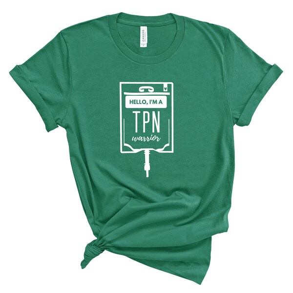 TPN Warrior Unisex T-Shirt | Total Parenteral Nutrition, Gastroparesis, MALS, Intestinal Dismotility, Intestinal Failure, MCAS Tee