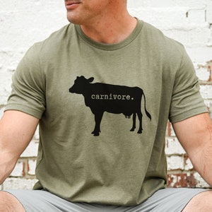 Carnivore Unisex T-Shirt | Carnivore Diet Tee, Carnivore Apparel, Meat Based Tee, Carnivore Gifts | Keto Apparel, Meat Lover Gift, BBQ Shirt