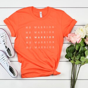 Cute Multiple Sclerosis Warrior Awareness T-Shirt | MS Warrior Tee, Autoimmune Disease Gift, MS Strong Apparel