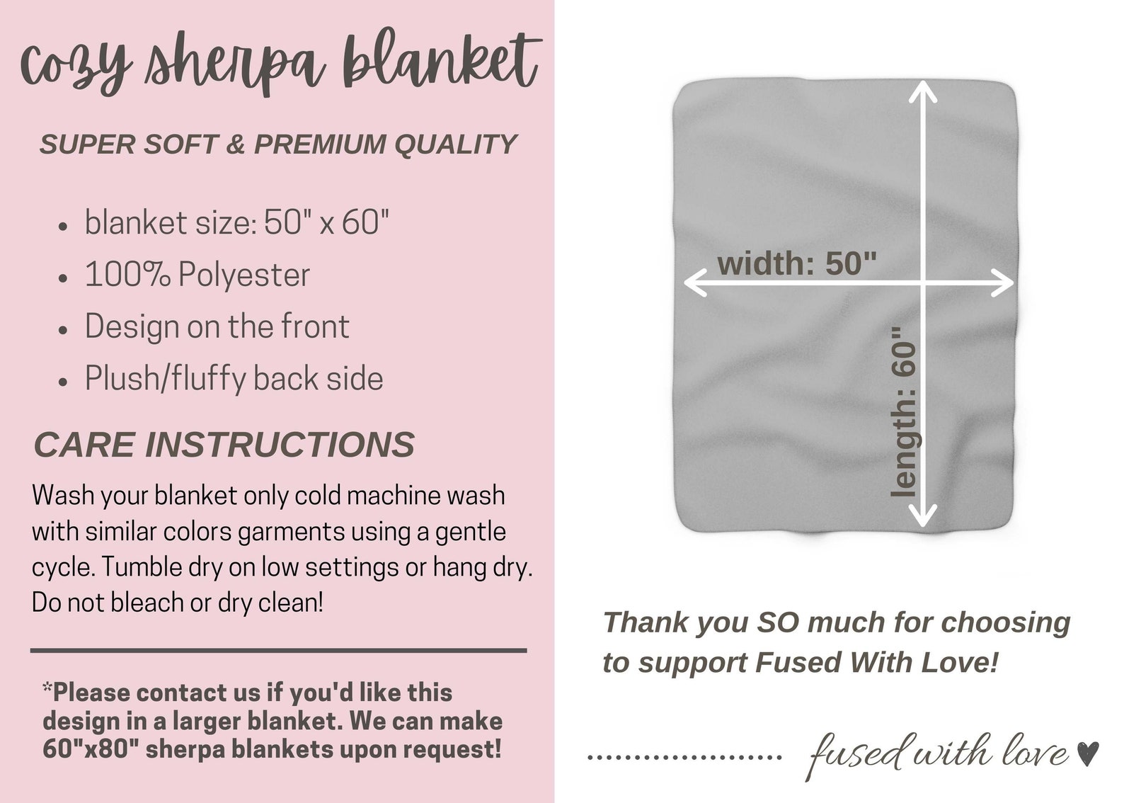 Endo Strong SHERPA Fleece Blanket Endometriosis Awareness | Etsy