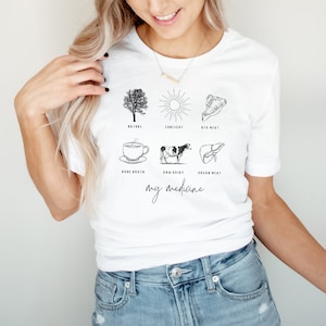 Animal Based &quot;My Medicine&quot; Unisex T-Shirt | Food Is Medicine Apparel, Holistic Tee, Carnivore Diet Shirt, Nervous System Regulation Tee