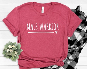 MALS Warrior Awareness T-Shirt | Ehlers-Danlos Syndrome, MALS Warrior, MALS Surgery, Median Arcuate Ligament Syndrome