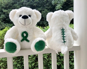 Scoliosis Surgery "Scar Buddy" Awareness 11" Bear | Scoliosis Spinal Fusion Gift, I Am Titanium, Neurosurgery, Scoliosis Warrior